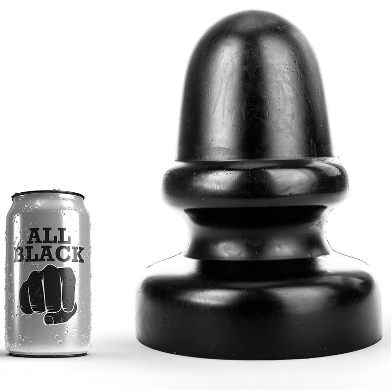 All Black-Analplug 23 cm-Silikon