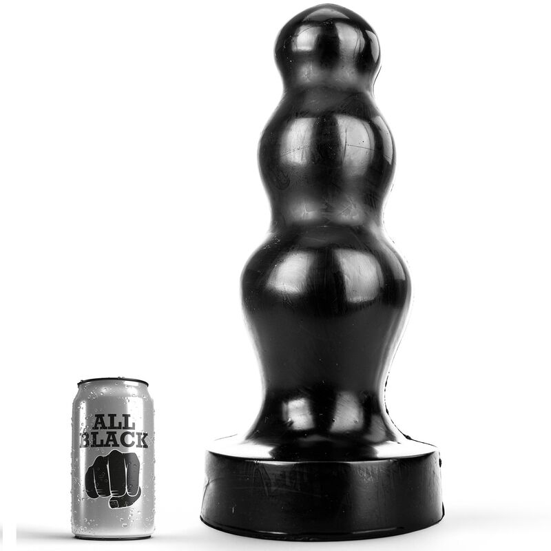 All Black-Stecker Big 38 cm-Silikon · Sextoys