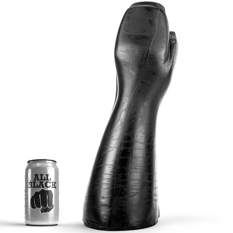 All Black-Dildo für Fisting 39 cm-Silikon · Sextoys