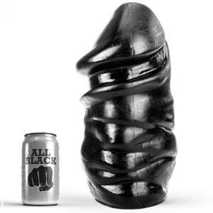 All Black-Dildo Anal 33 cm-Silikon · Sextoys