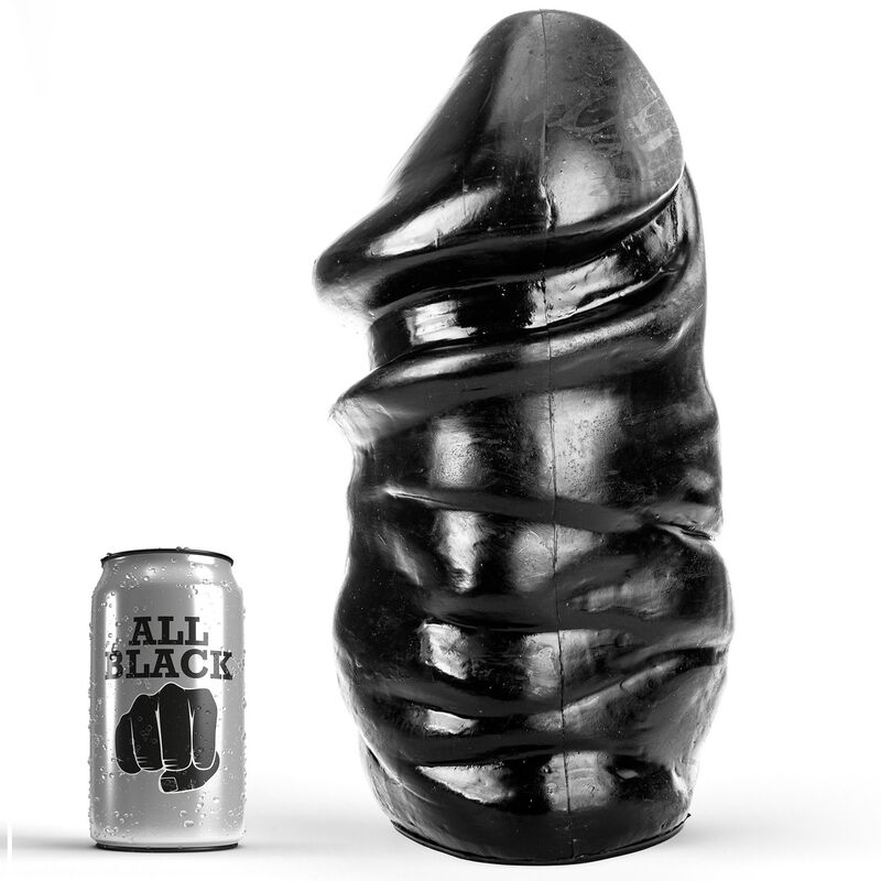 All Black-Dildo Anal 33 cm-Silikon · Sextoys