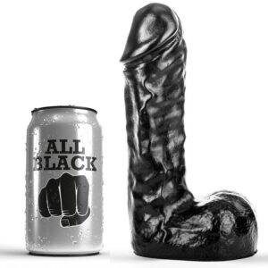 All Black-Dong 19 cm-PVC · Sextoys