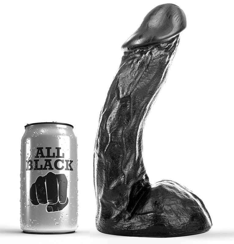 All Black-Dong 23 cm-Silikon · Sextoys