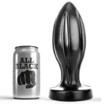 All Black-Analplug 21 cm-Silikon, Wasserdicht · Sextoys