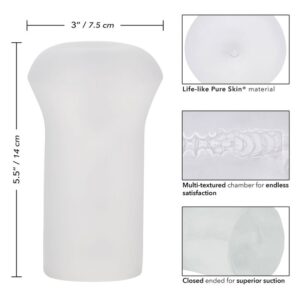Calexotics-Boundless Stroker Transparent-TPE, Wasserdicht · Sextoys (Bild 4)