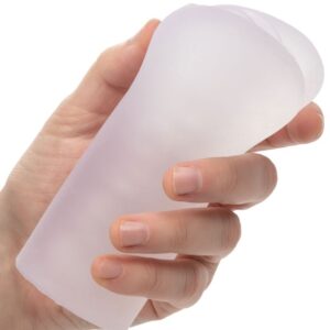 Calexotics-Boundless Penishülle Vulvar Transparent-TPE, Wasserdicht · Masturbatoren (Bild 5)