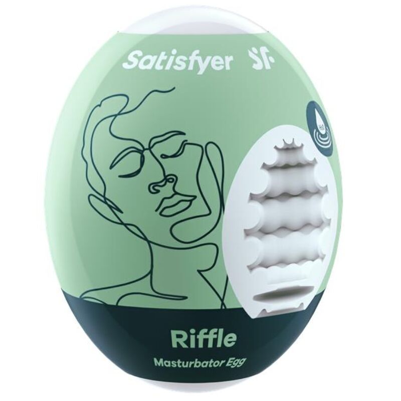 Satisfyer Eggs-Riffle Masturbator-Ei-TPE