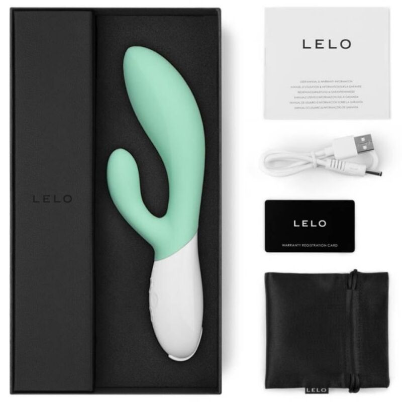 Lelo-Ina 3 Green Rabbit Vibrator Luxury Seaweed-Silikon, 10 Geschwindigkeiten · Vibratoren (Bild 5)