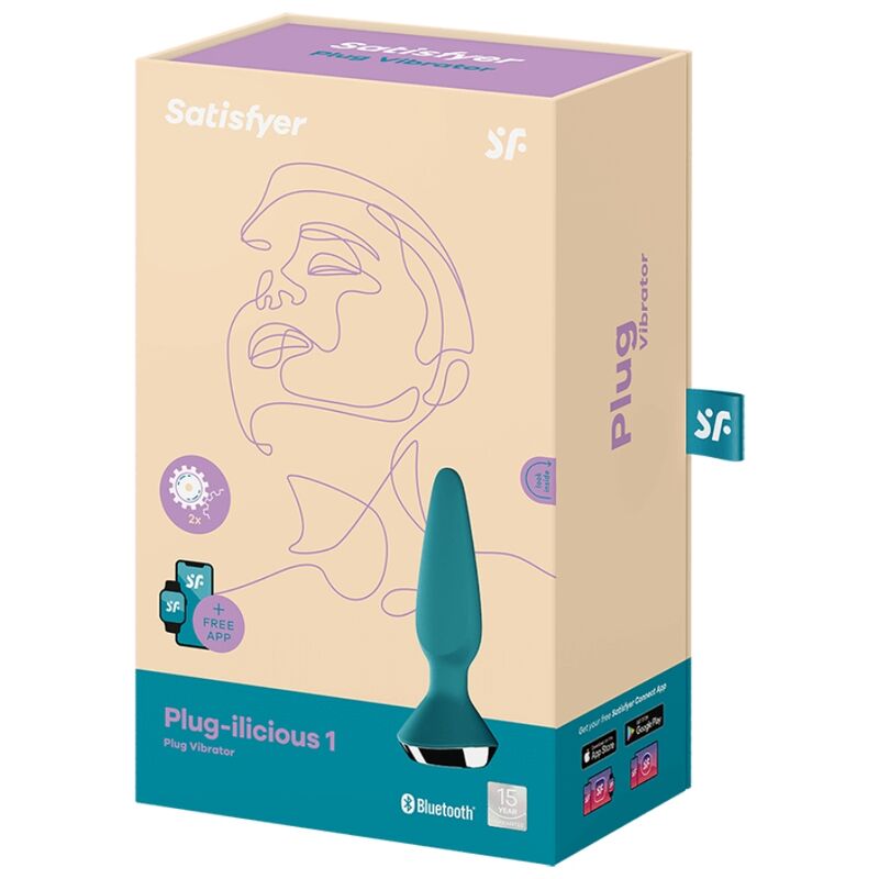 Satisfyer Connect-Plug-ilicious 1 Plug Vibrator Grün-Silikon · Vibratoren (Bild 4)