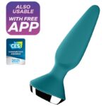 Satisfyer Connect-Plug-ilicious 1 Plug Vibrator Grün-Silikon · Vibratoren
