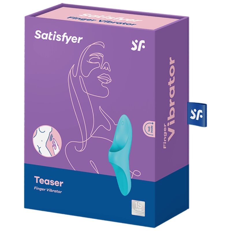 Satisfyer Vibrator-Teaser Vibrator von Finger Blue Light-Silikon · Vibratoren (Bild 5)
