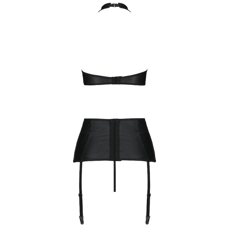 Passion-Nancy Set Drei Stücke in der ökologischen Haut · Sexy Damen-Dessous (Bild 4)