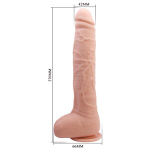 Baile Dildos-Dildo Realist Flexible, 28 cm, Base mit Saugnapf-TPR · Sextoys (Bild 6)