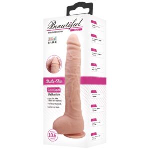 Baile Dildos-Dildo Realist Flexible, 28 cm, Base mit Saugnapf-TPR · Sextoys (Bild 8)