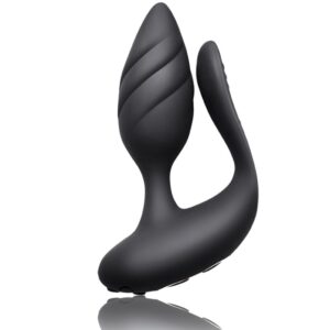 Rocks-Cocktail Plug mit Fernbedienung – Schwarz-Silikon, 10 Geschwindigkeiten · Vibratoren (Bild 5)