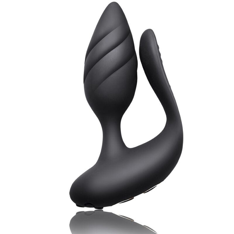 Rocks-Cocktail Plug mit Fernbedienung – Schwarz-Silikon, 10 Geschwindigkeiten · Vibratoren (Bild 5)