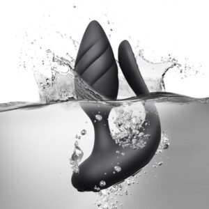 Rocks-Cocktail Plug mit Fernbedienung – Schwarz-Silikon, 10 Geschwindigkeiten · Vibratoren (Bild 6)