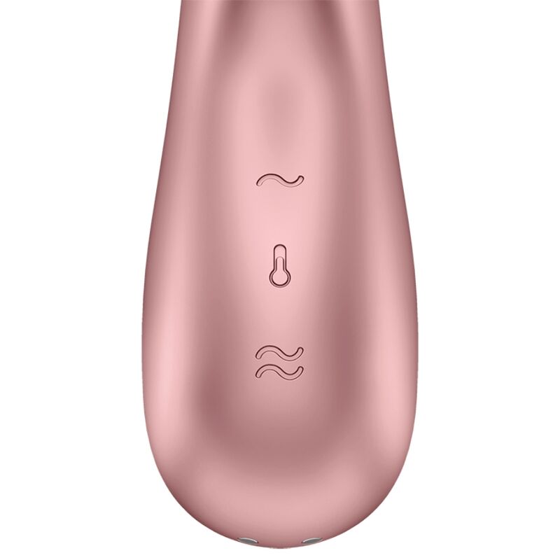 Satisfyer Connect-Hot Lover Vibrator Rosa & Beige-Silikon, 12 · Vibratoren (Bild 5)