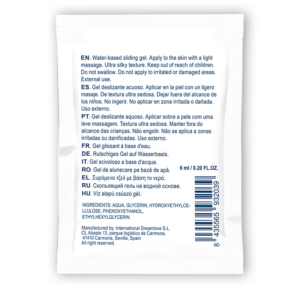 Waterfeel-Abrutschgel auf neutralem Wasser, 6 ml · Kosmetika & Aphrodisiaka (Bild 2)