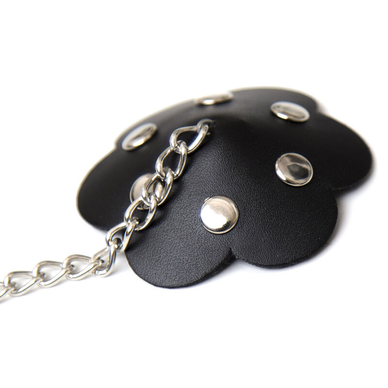 Ohmama Fetish-Schutzblätter für Brustwarzen mit Metallkette · Sextoys (Bild 2)