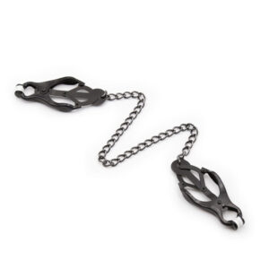 Ohmama Fetish-Möpse für japanische Ketten Nippel Schwarz-Metal · Sextoys (Bild 2)