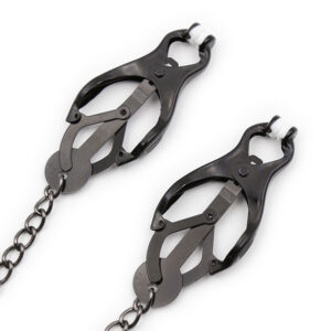 Ohmama Fetish-Möpse für japanische Ketten Nippel Schwarz-Metal · Sextoys (Bild 3)