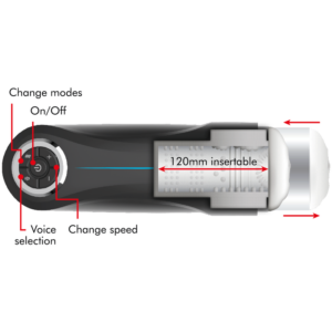Jamyjob-Milker Stroker Funktion Up-down-TPE, Wasserdicht, Saugnapf · Vibratoren (Bild 7)