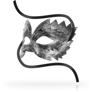 Ohmama Masks-Maske Antizaz Venezianischer Stil Silber · Sextoys (Bild 2)