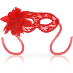 Ohmama Masks-Venezianische Maske mit Pizzo und Fiore Rot · Sextoys