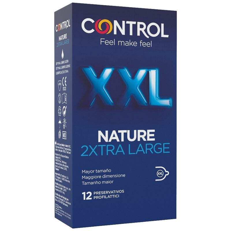 Control Condoms-Nature 2Xtra Large Xxl Kondome - 12 Stk.