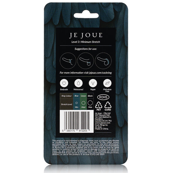 Je Joue-Ring aus Silikon Blau – Minimale Strangulation · Sextoys (Bild 5)