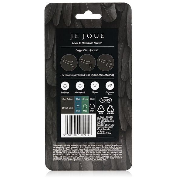 Je Joue-Stretch Ring Maximus für Penis in Silikon – Schwarz · Sextoys (Bild 5)