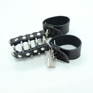 Ohmama Fetish-Peniskörbe mit Ringen und Metallriemen · Spielzeug aus Glas & Metall (Bild 4)
