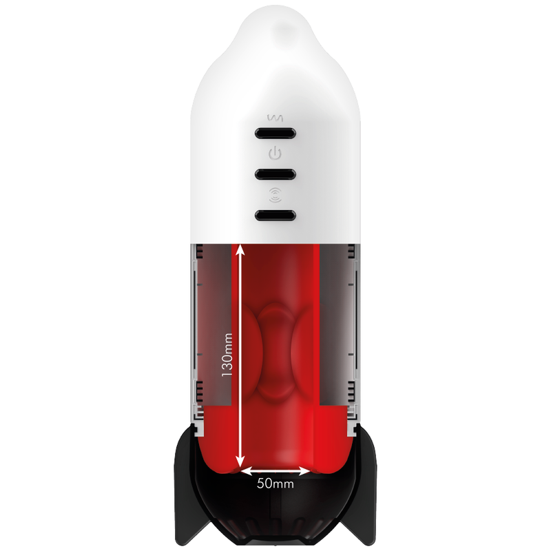 Jamyjob-Rocket Masturbator mit sanfter Kompression und