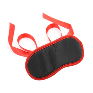 Ohmama Masks-Fetish Schwarz Maske mit roten Rändern · Sextoys