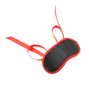 Ohmama Masks-Fetish Schwarz Maske mit roten Rändern · Sextoys (Bild 2)