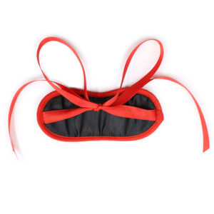Ohmama Masks-Fetish Schwarz Maske mit roten Rändern · Sextoys (Bild 3)