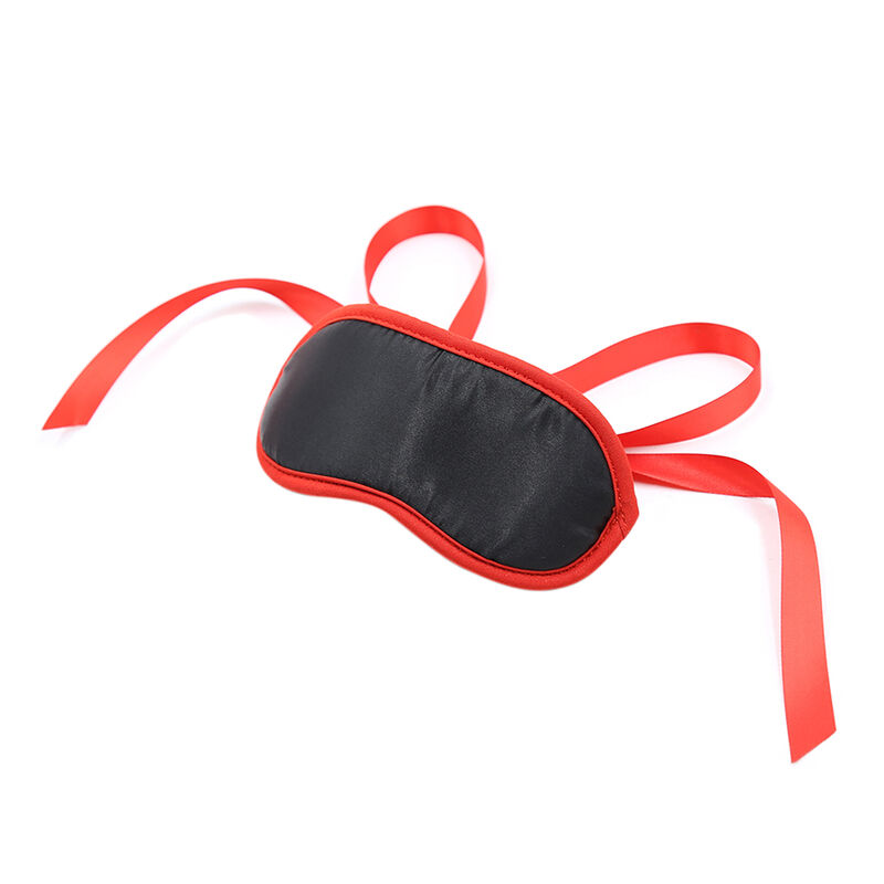 Ohmama Masks-Fetish Schwarz Maske mit roten Rändern · Sextoys (Bild 5)