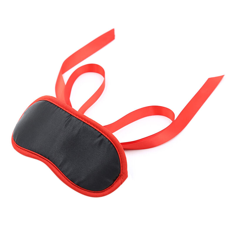 Ohmama Masks-Fetish Schwarz Maske mit roten Rändern · Sextoys (Bild 6)