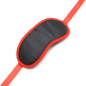 Ohmama Masks-Fetish Schwarz Maske mit roten Rändern · Sextoys (Bild 7)