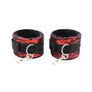 Ohmama Fetish-Handschellen Samt mit Nylon-PVC-Band · Sextoys (Bild 2)