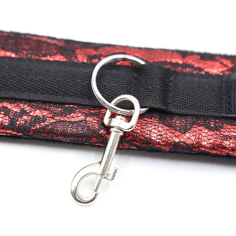 Ohmama Fetish-Handschellen Samt mit Nylon-PVC-Band · Sextoys (Bild 4)