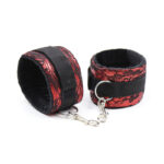 Ohmama Fetish-Handschellen Samt mit Nylon-PVC-Band · Sextoys