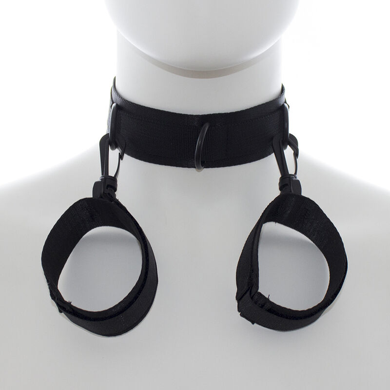 Ohmama Fetish-Handschellen und Nylon Halsband · Sextoys (Bild 8)
