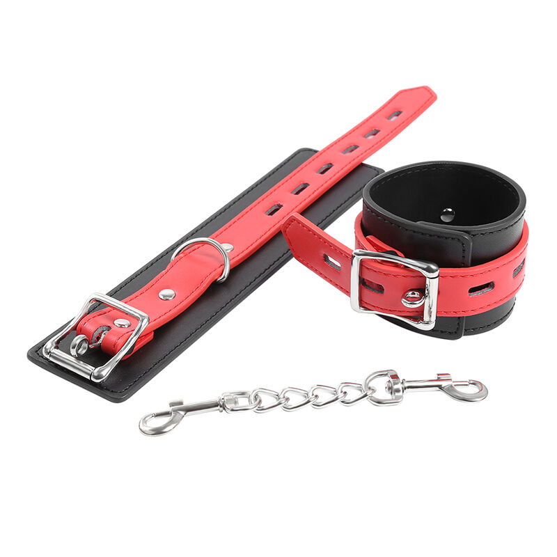 Ohmama Fetish-Handschellen mit Manschettenschnalle, Nachahmung · Sextoys (Bild 2)