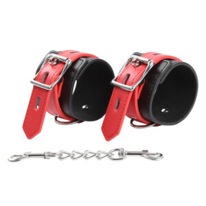 Ohmama Fetish-Handschellen mit Manschettenschnalle, Nachahmung · Sextoys (Bild 3)