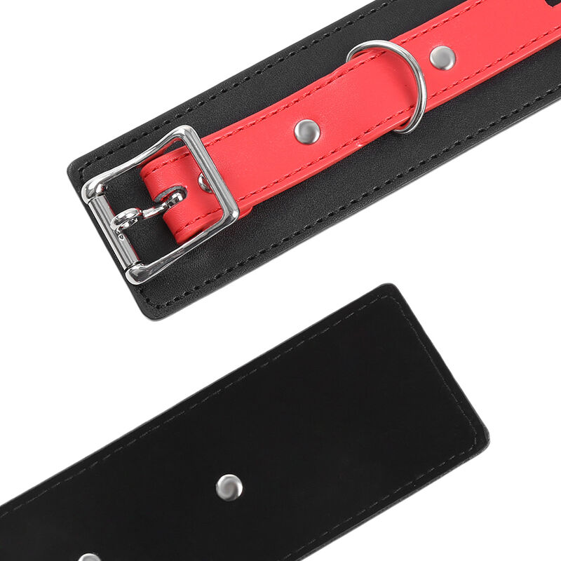 Ohmama Fetish-Handschellen mit Manschettenschnalle, Nachahmung · Sextoys (Bild 5)