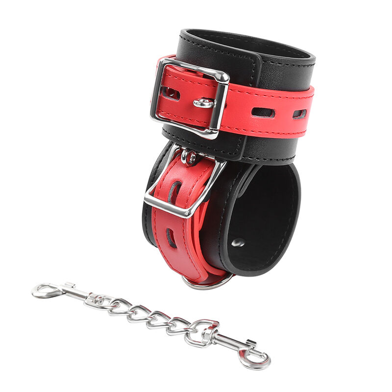 Ohmama Fetish-Handschellen mit Manschettenschnalle, Nachahmung · Sextoys (Bild 6)
