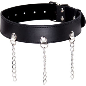 Ohmama Fetish-Fetish-Halsband mit Ringen