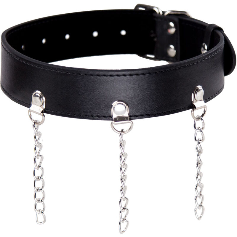 Ohmama Fetish-Fetish Halskette mit Ringen · Bondage & Handschellen
